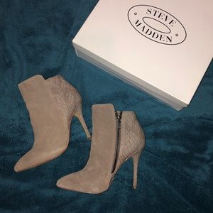 Suede Steve Madden Booties